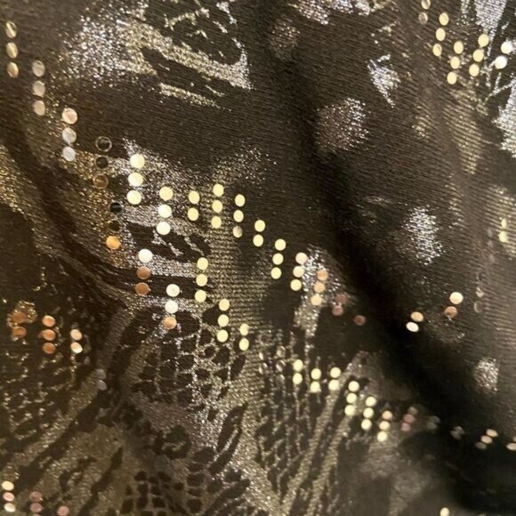 Sugarplum Women's V-neck Metallic‎ Faux Wrap Dress NWT - Picture 8 of 8